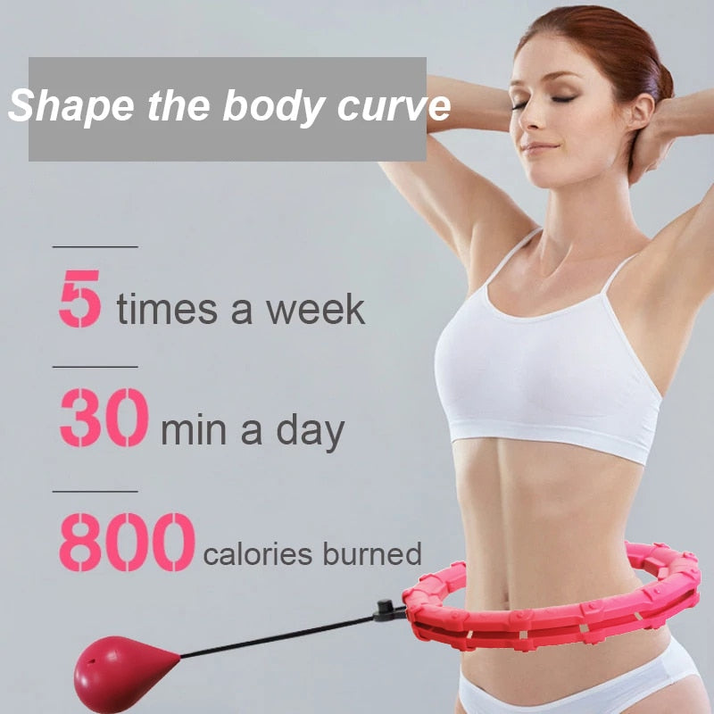 Adjustable Thin Waist Exercise Hoops