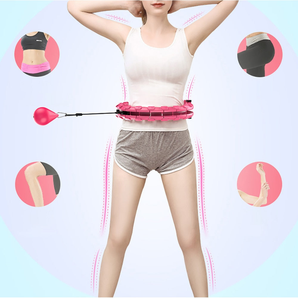 Adjustable Thin Waist Exercise Hoops