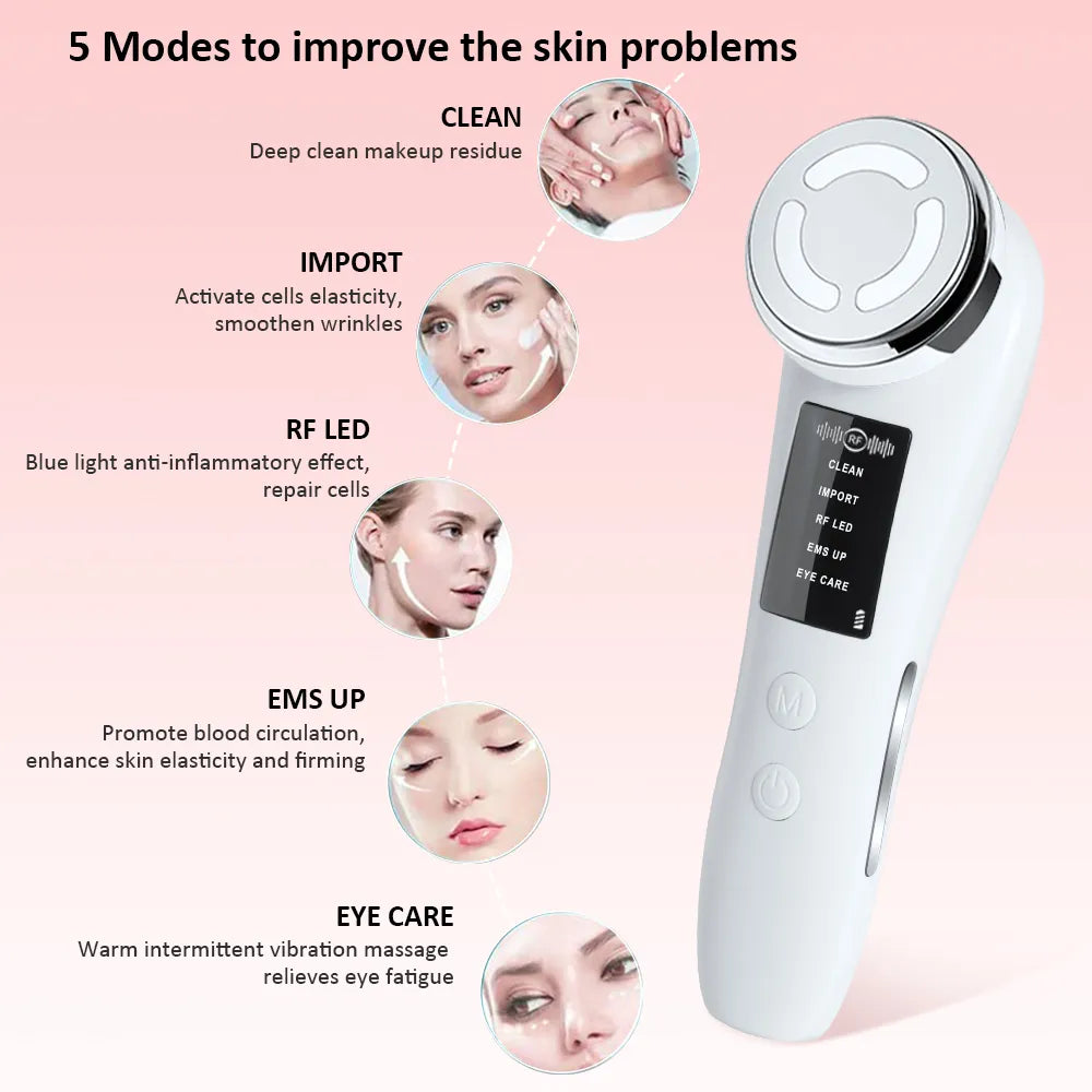 Skin Tightening Face Lifting Device