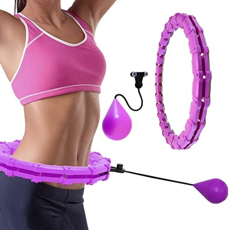 Adjustable Thin Waist Exercise Hoops